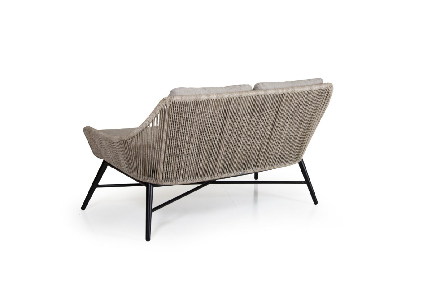 Brafab Pembroke 2-sitssoffa beige i twistad konstrotting och beige dynor i olefintyg.