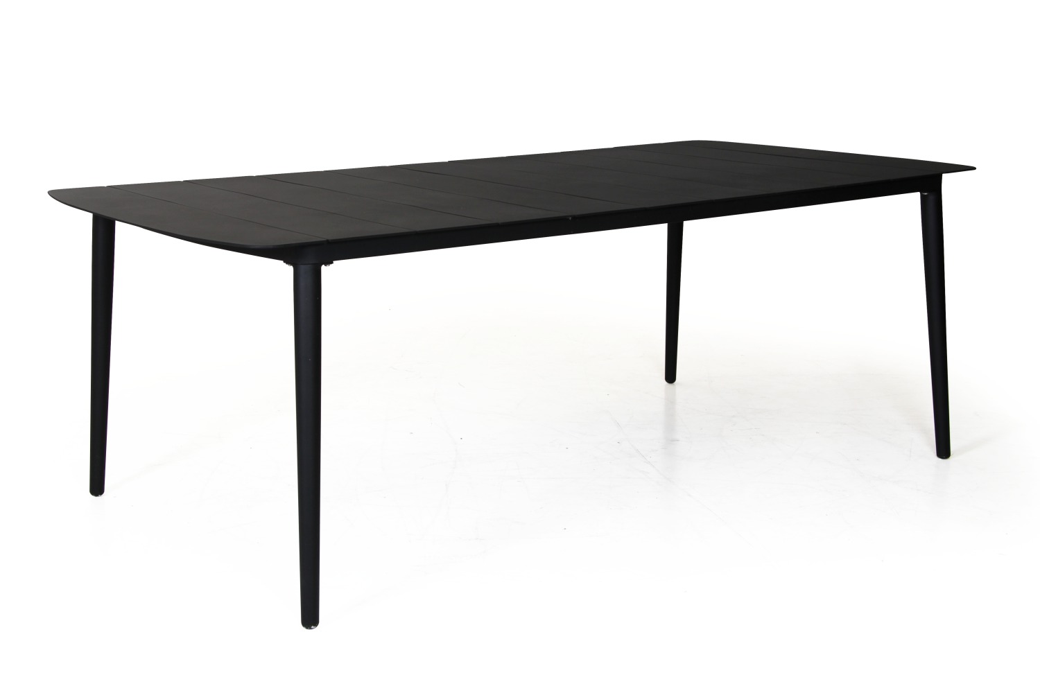Grandby svart matbord i aluminium.