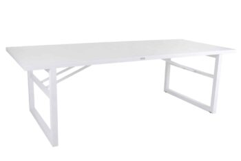 rafab Vevi Matbord 230×95 cm i vit aluminium.