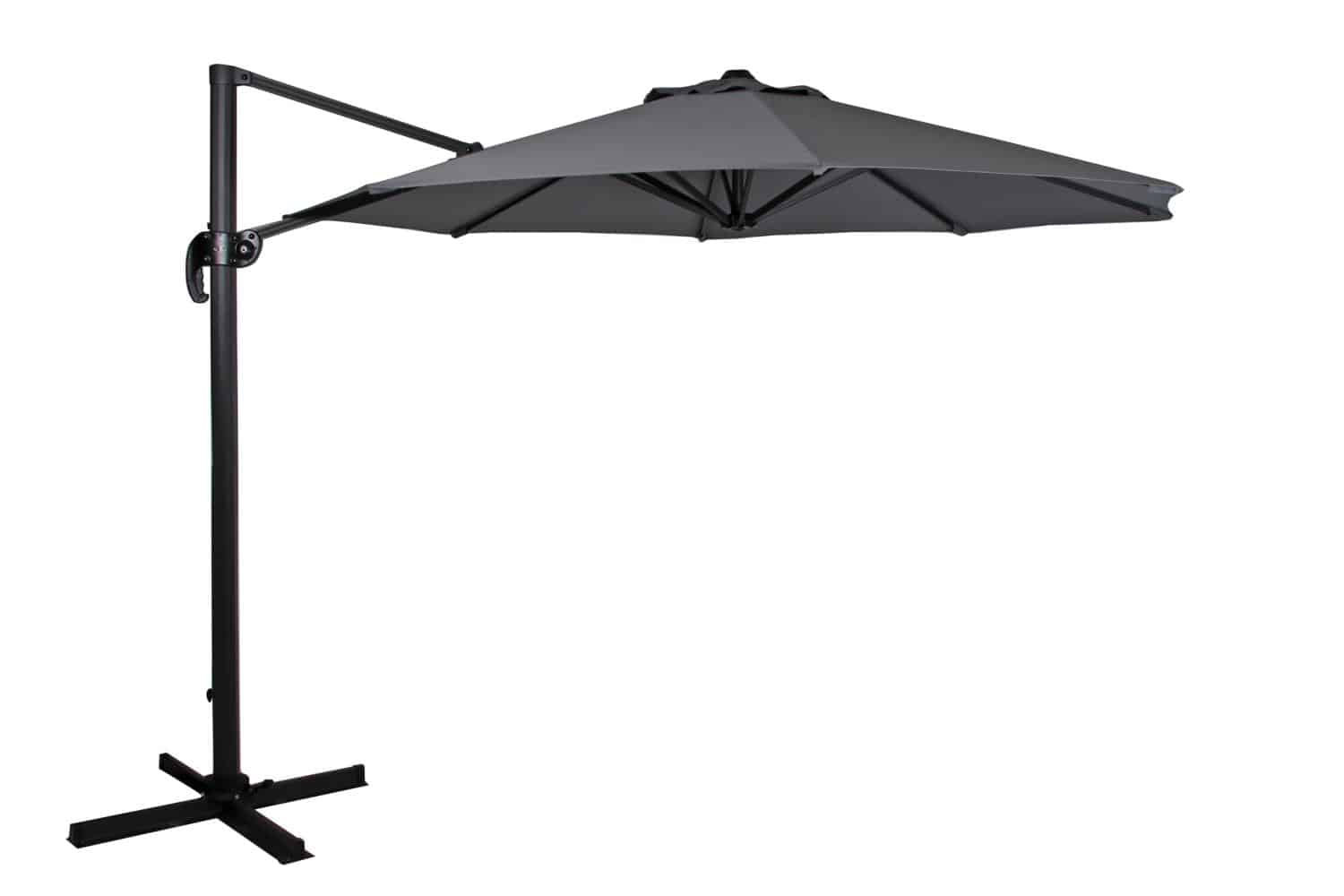 Brafab Linz Frihängande parasoll Ø300 cm grå