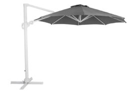 Brafab Varallo Frihängande parasoll Ø300 cm vit/grå