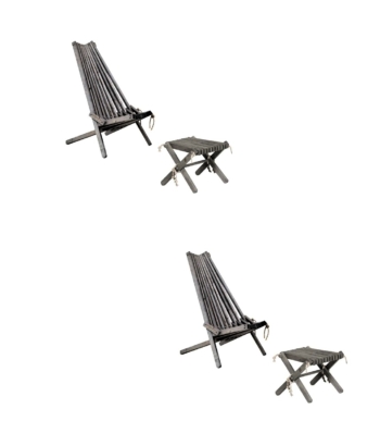 Ribbon eco chair grå furustol