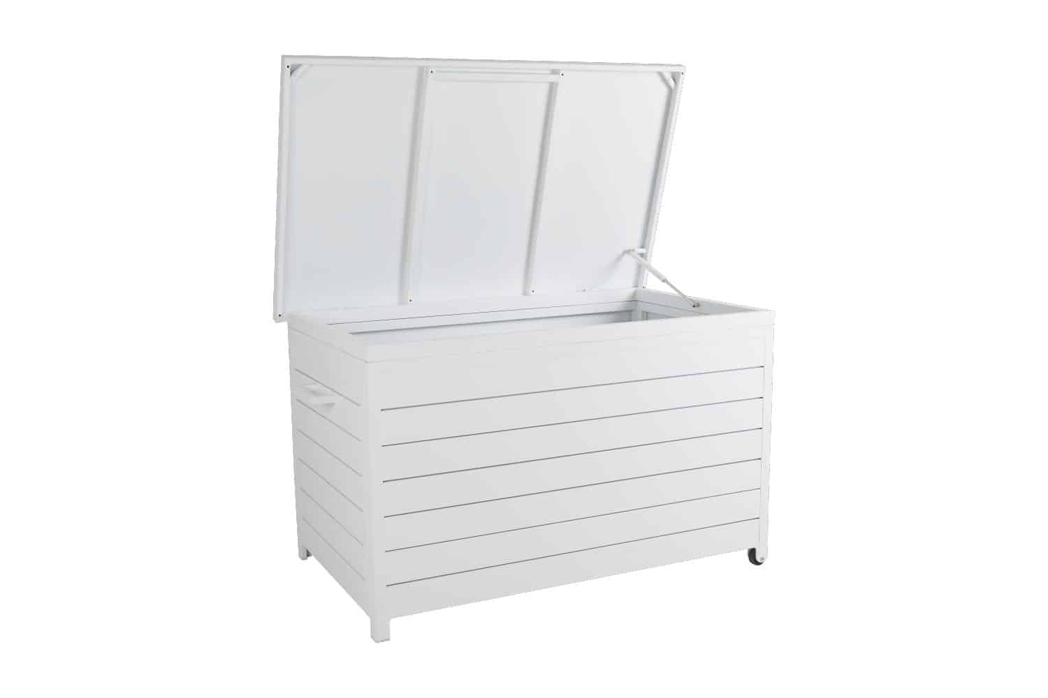 Brafab Gäster Förvaringsbox vit är en dynbox modell stor i vit aluminium.