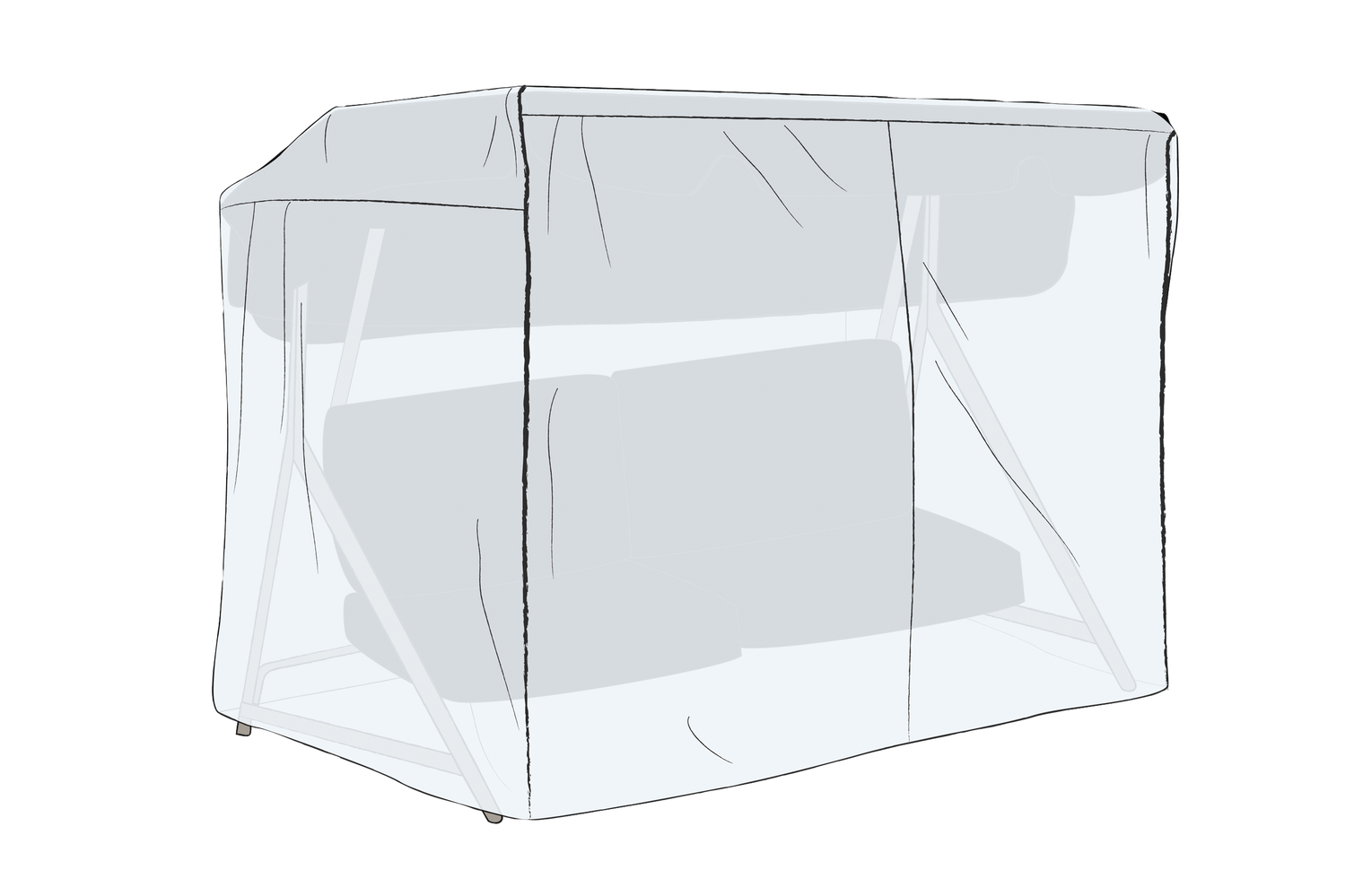 Brafab Hammockskydd pvc genomskinligt