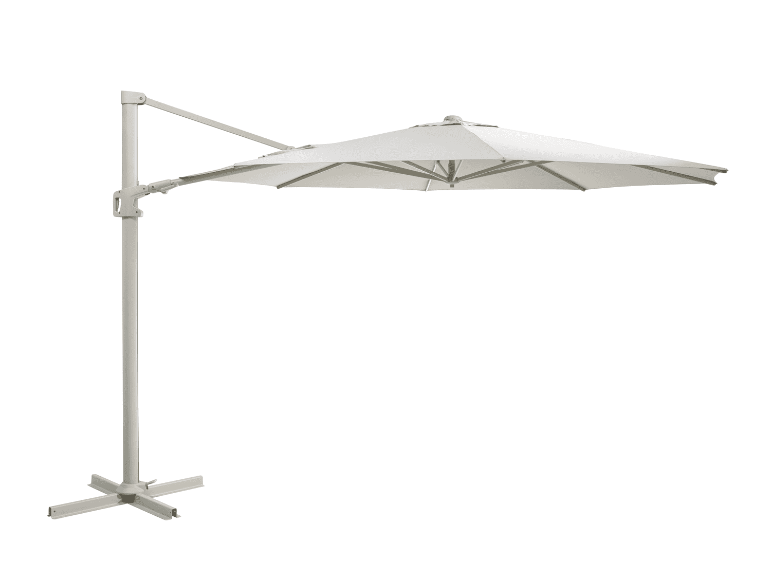 Brafab Hängparasoll VINOVO - 350 cm Khaki