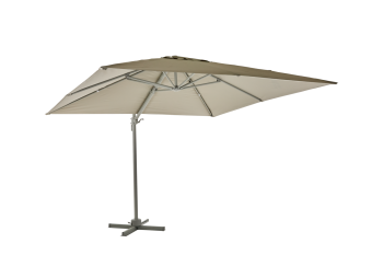 Linz fyrkantig beige parasoll